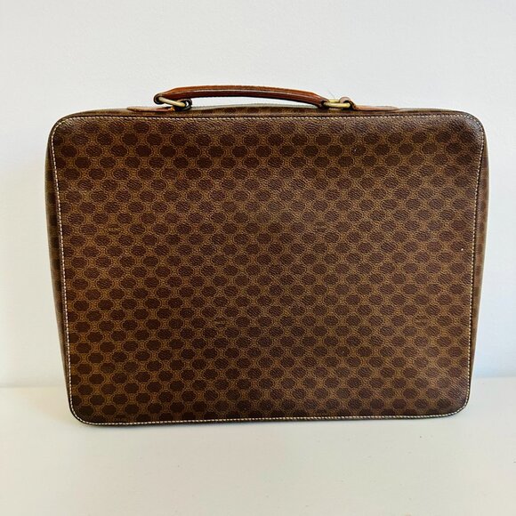 AUTHENTIC RARE CELINE MACADAM CANVAS AND LEATHER LAPTOP CASE VINTAGE MC97 ITALY - Picture 4 of 14